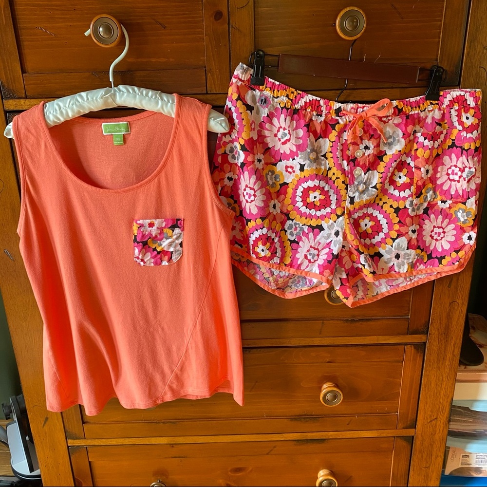 Vera Bradley Pixie Blooms PJ set